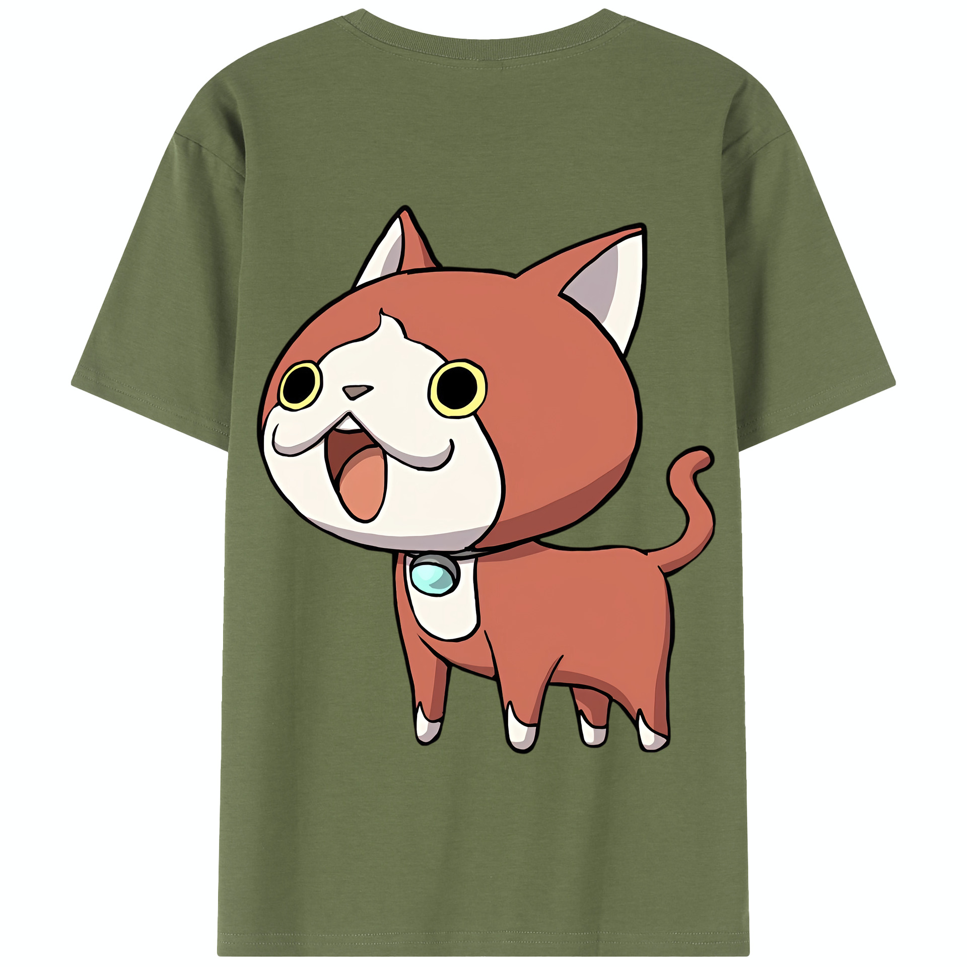 （画像用） 妖怪ウォッチ Yo-kai Watch 綿100％半袖Tシャツ（背面プリント）